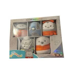 New Sealed Squishmallows 5" Disney 100th Anniversary Limited Edition 5-Pack